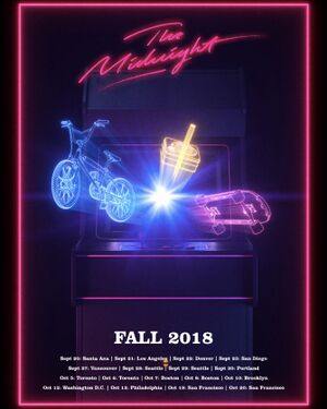 Fall 2018 Tour merch poster