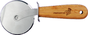Limited Pizza Zone Bamboo Pizza Cutter