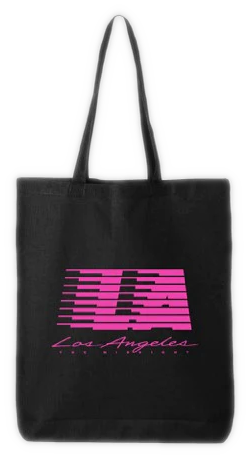 LA Black Tote Bag