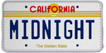 California License Plate Patch